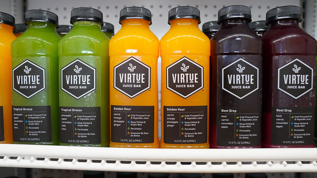 Photo of Virtue cold-pressed juice