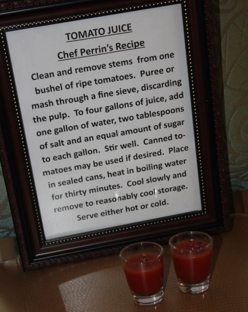 tomato juice recipe from chef louis perrin